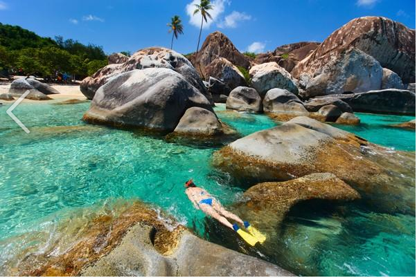 Photo of the Baths in Virgin Gorda