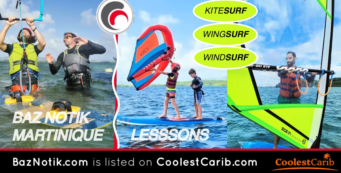 Baz Notik Kitesurfing & Kiteboarding Martinique Flyer