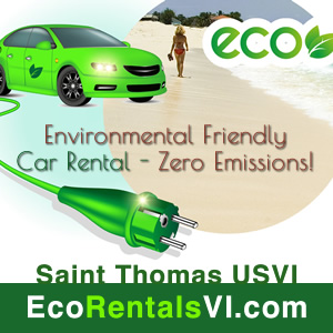 Electric Car Rentals VI, St. thomas Virgin Isalnds Caribbean