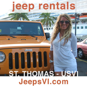 Jeep rentals Saint Thomas USVI Virgin Islands