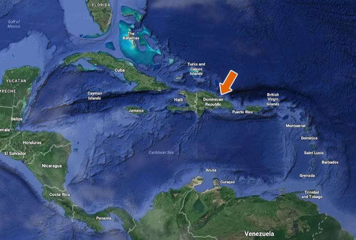 Dominican Republic Caribbean Maps