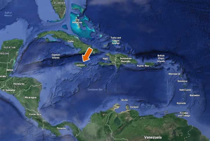 Jamaica Caribbean Maps